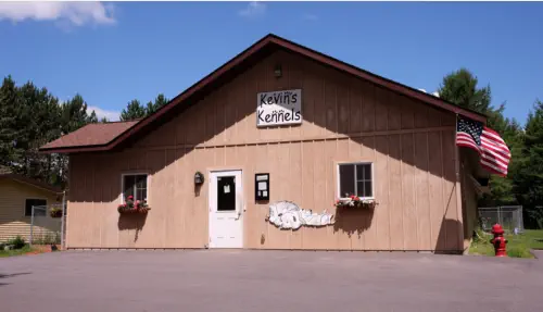 Kevin's Kennels building in Northern Wisconsin